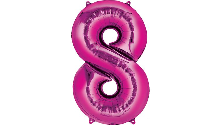 34″ Pink Number 8 Anagram Balloon | Purchase 34″ Pink Number 8 Anagram Balloon | Purchase