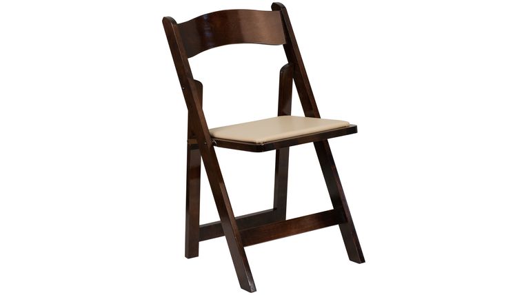 Tuscan Padded Chair – Fruitwood – Wood | Rental