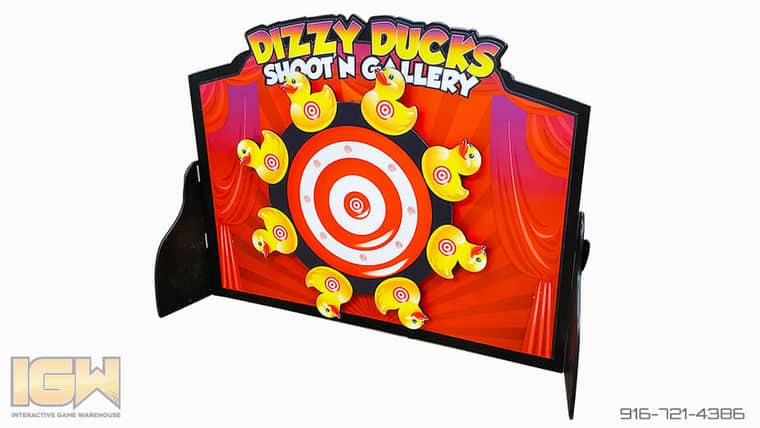Dizzy Ducks Shoot N Gallery Game | Rental