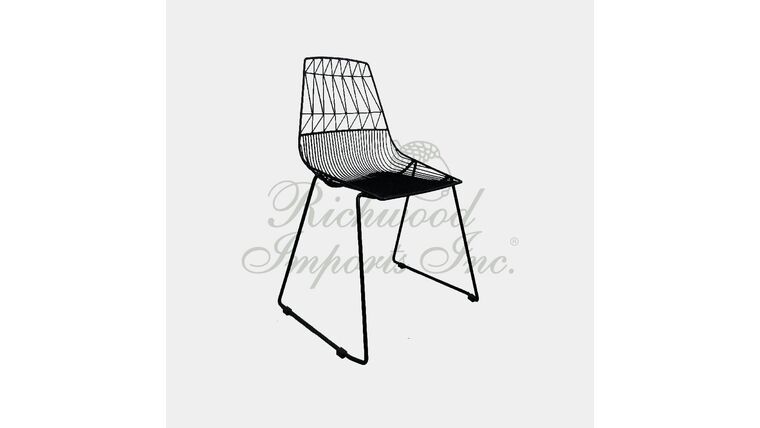 Hawaiian Metal Chair – Black | Rental