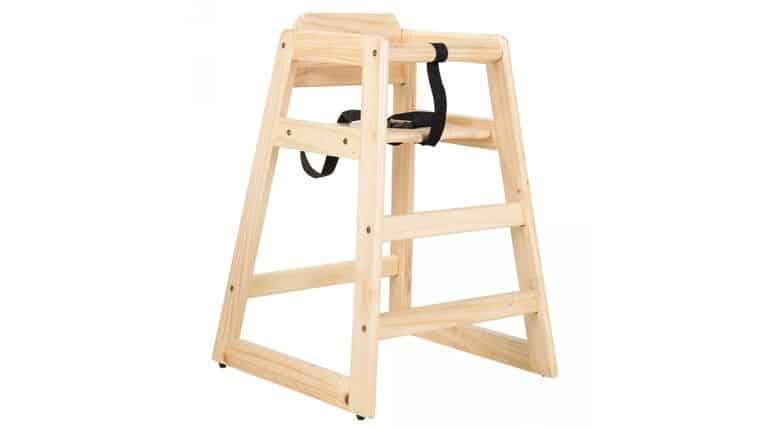 High Chair – Natural Wood – Kids | Rental