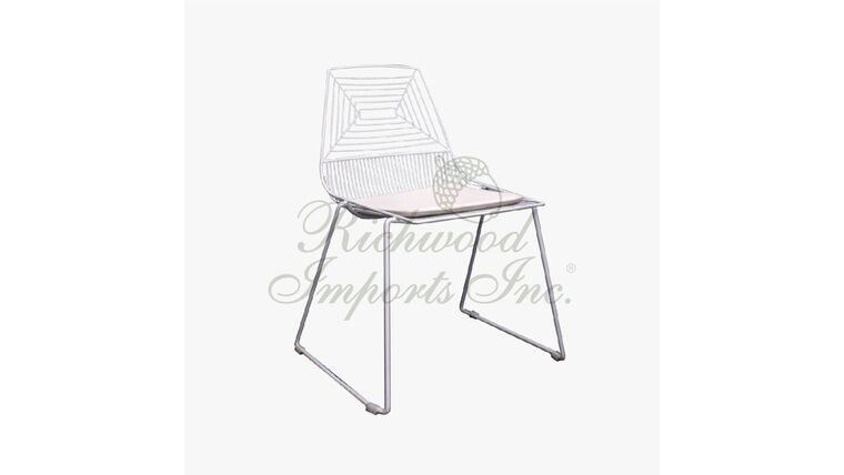 Hawaiian Metal Chair – White | Rental