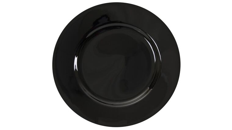 Rim Charger Plate – Black | Rental