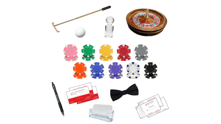 Part – 16″ Roulette Casino Game Table Accessory Kit | Rental