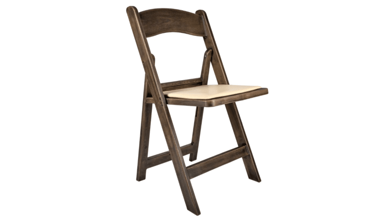 Tuscan Padded Chair – Fruitwood – Resin | Rental