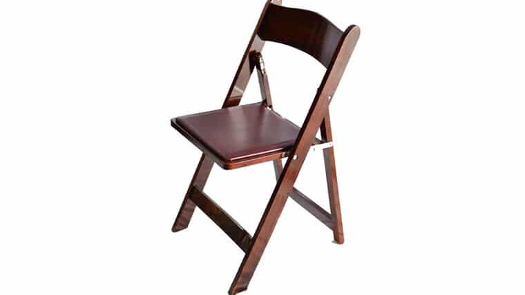 Tuscan Padded Chair – Mahogany – Resin | Rental