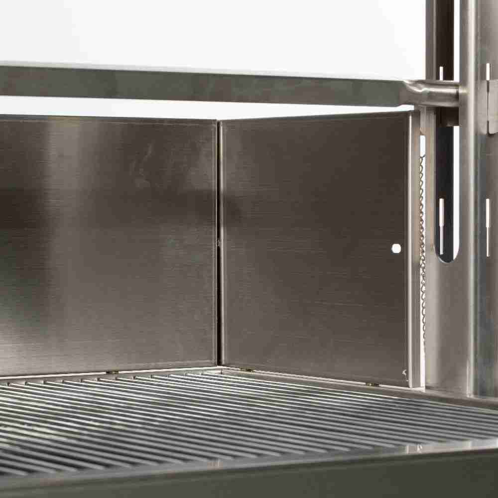 TITAN GREAT OUTDOORS Ash & Ember 25W Stainless Steel BBQ Rotisserie Grill with High Efficiency Windscreen, 4 RPM Rotation Speed, Rated 125 LB for Large Game, Portable Electric Outdoor Roaster : Patio, Lawn & Garden | Rental