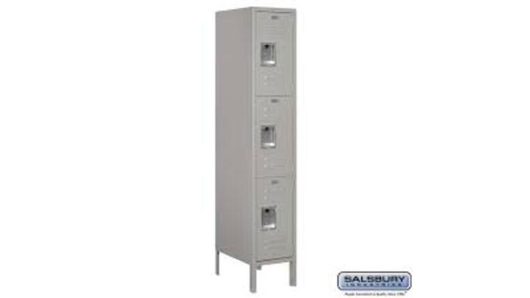 3 Tier Standard Locker – Grey | Rental