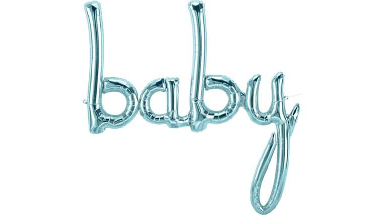 46″ It’s A Boy Pastel Blue Air-Fill Script Phrase Anagram Balloon | Purchase 46″ It’s A Boy Pastel Blue Air-Fill Script Phrase Anagram Balloon | Purchase