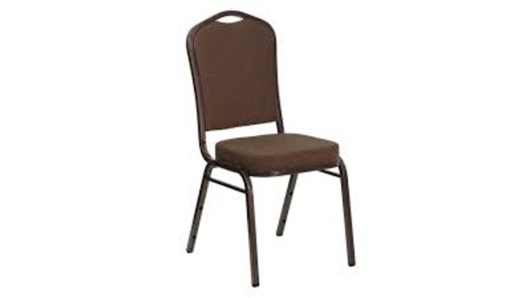 Banquet Chair – Brown Vinyl | Rental