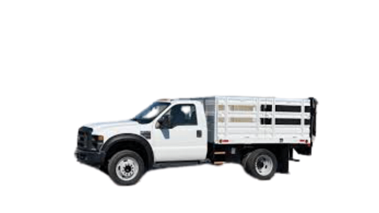 9′ Flatbed Stake Side Gas Truck | Rental