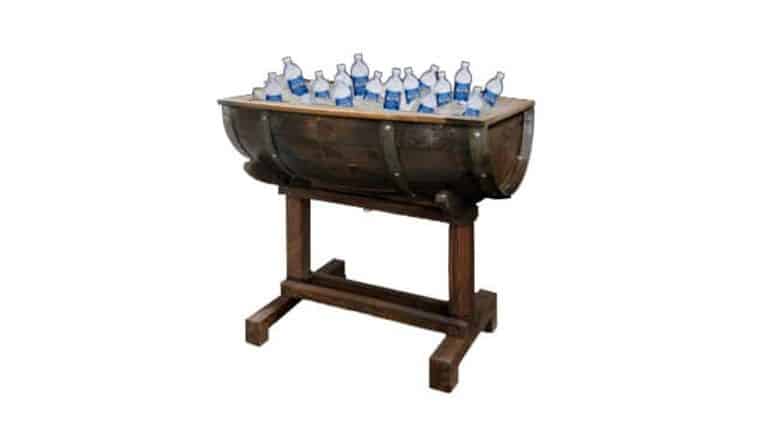 Wine Barrel Drink Cooler Stand | Rental Wine Barrel Drink Cooler Stand | Rental