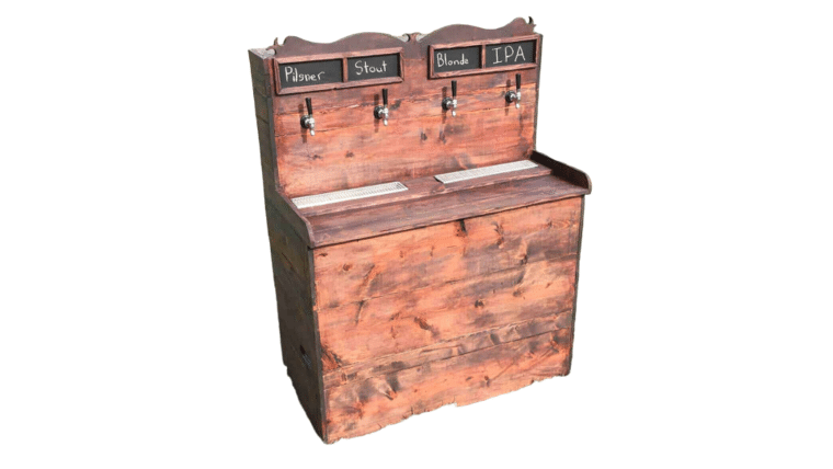 Rustic Wood 4 Tap Beer Bar | Rental