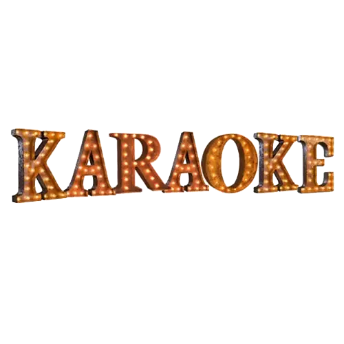 KARAOKE Vintage Marquee Letters | Rental
