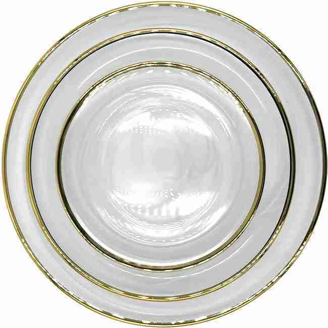 Amaya – Glass Dinnerware in White (Item # 0350) | Rental Amaya – Glass Dinnerware in White (Item # 0350) | Rental
