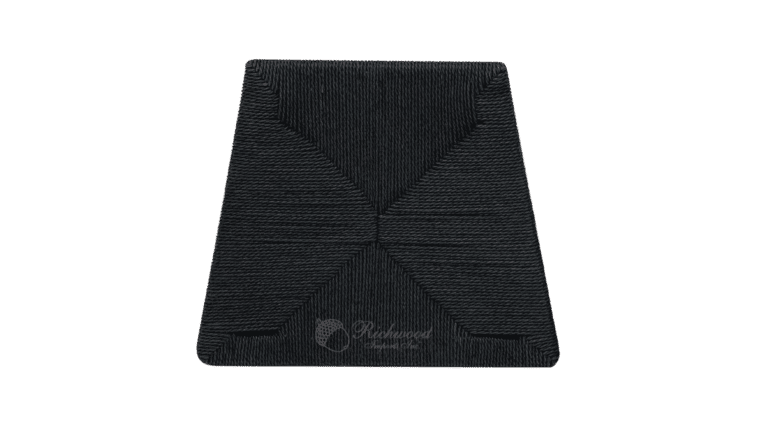 Wishbone Rope Rattan Seat –  Black (Removable Rope Woven Seat) | Rental