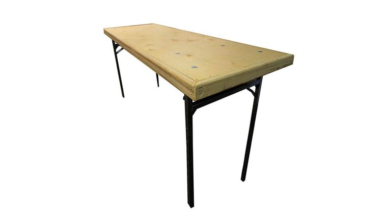 Expo Table | Wood | Rectangle | 6′ x 24” | Rental
