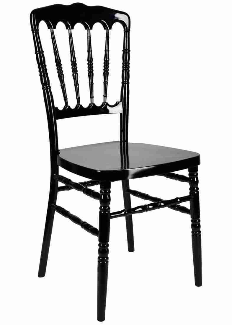 Black Steel Skeleton™ Resin Napoleon Chair | Rental Black Steel Skeleton™ Resin Napoleon Chair | Rental