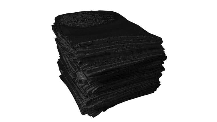 1′ Tall Banjo Valance Drape – Black | Rental