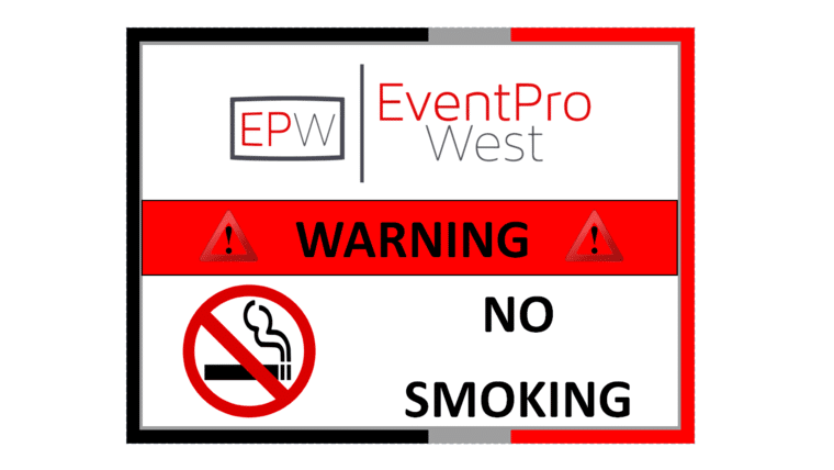 8.5″ x 11″ No Smoking Sign – Laminated | Rental