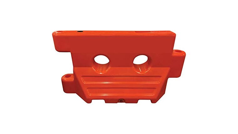 Water Filled Barricade w/Connector Pin Rental – 60″ – Orange | Rental