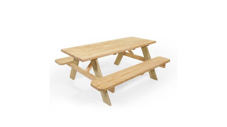Picnic Table | 4′ | Natural | Kids | Rental