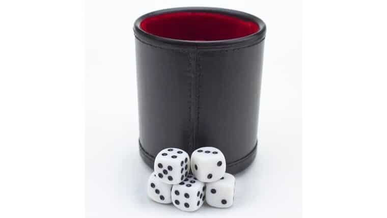 Part – Brown Leather Dice Cup | Rental