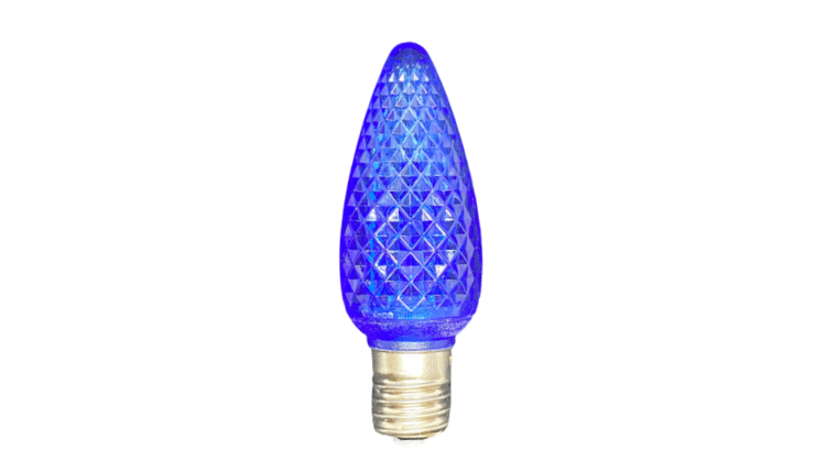 Blue C9 LED Light Bulb | Rental