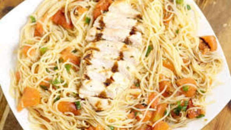 Grilled Chicken on Angel Hair | Purchase