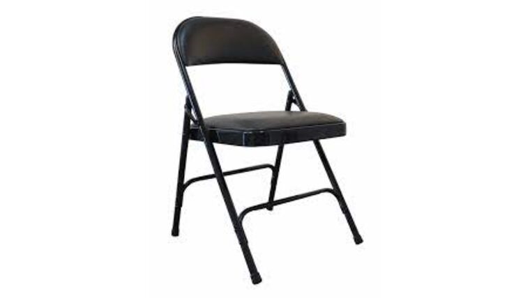 Metal Folding Chair – Black | Rental