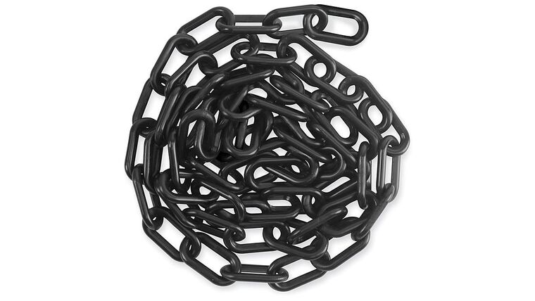 100′ Black Plastic Stanchion Chain | Rental