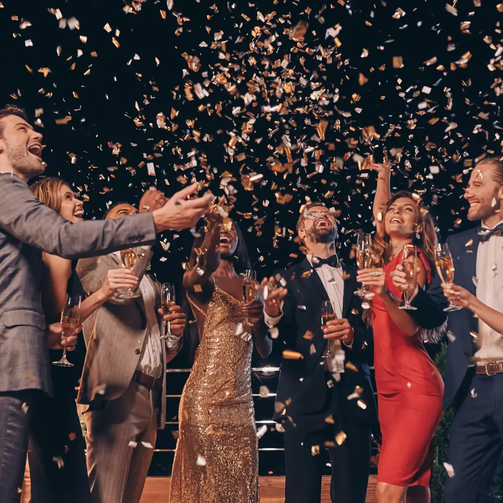 NYE Continuous Confetti Package () | Rental