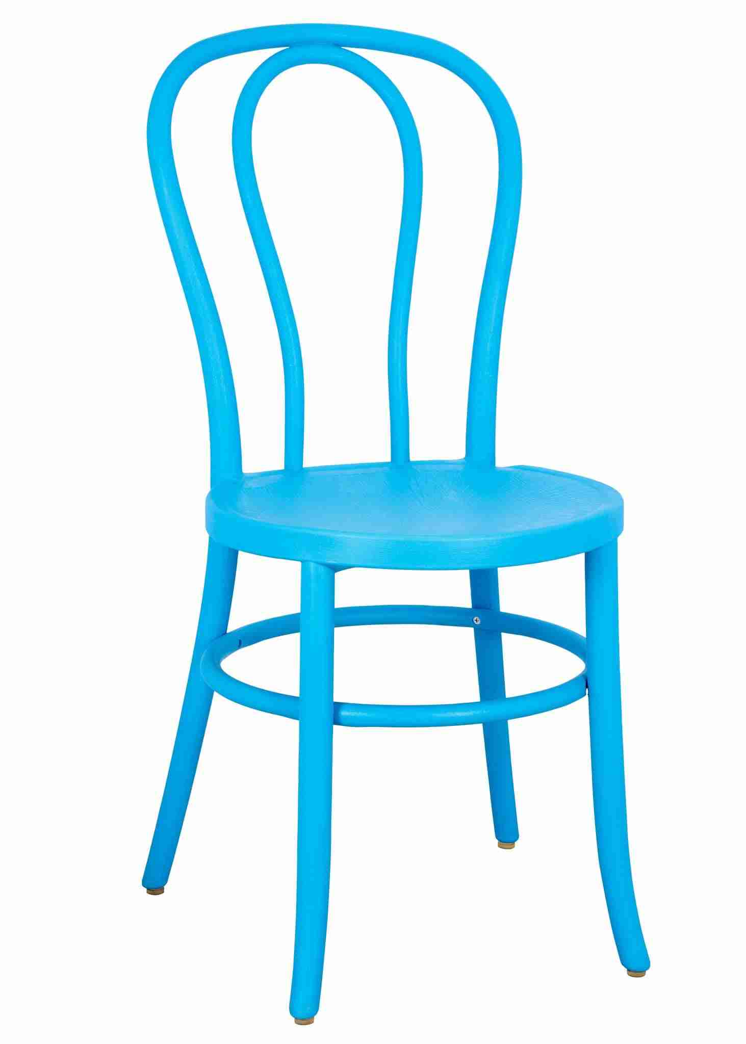 Sky Blue Resin Bentwood Festive Chair | Rental