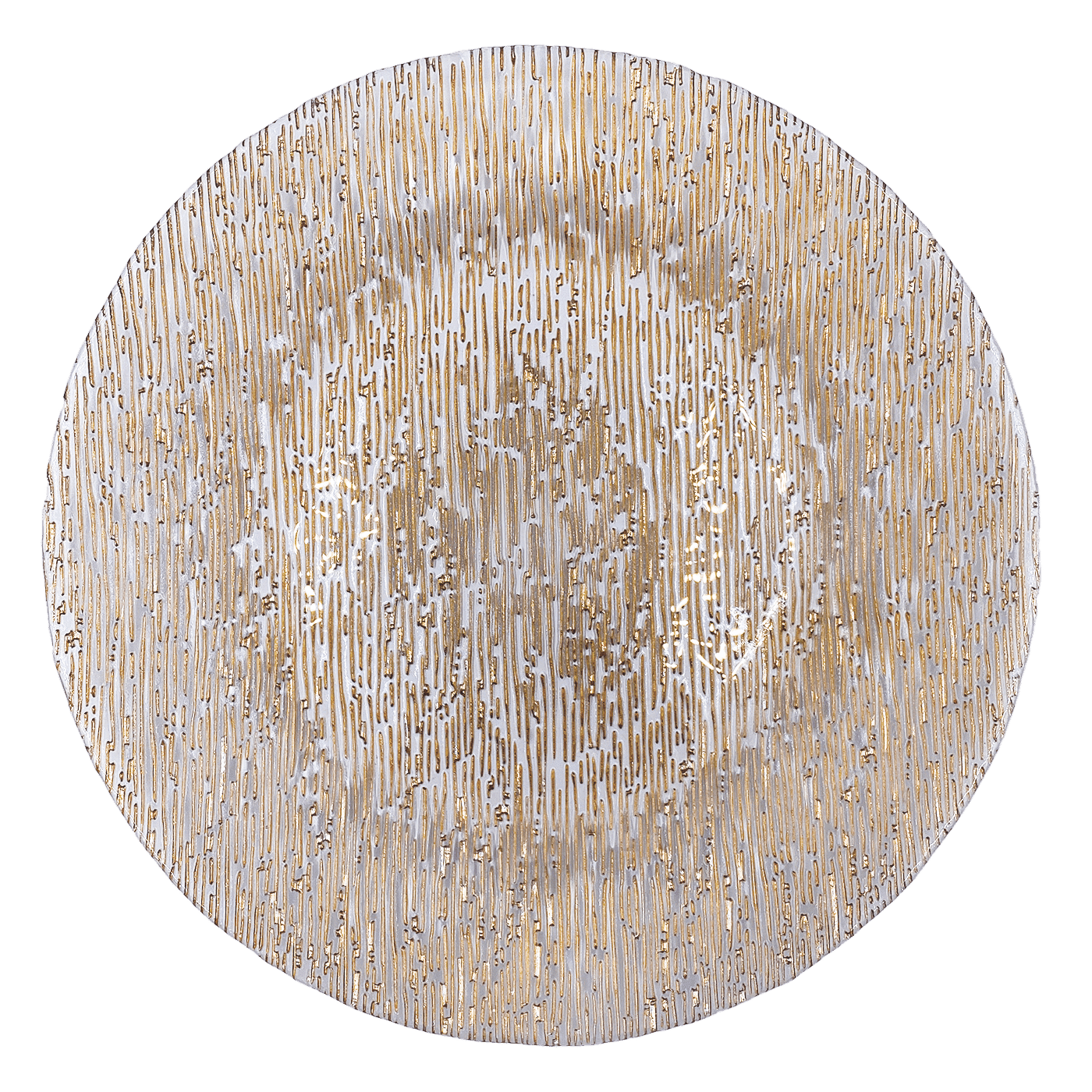 Static – Glass Charger Plate in Rose Gold (Item # 0290) | Rental