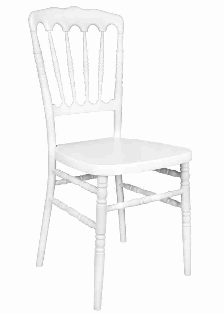 White Steel Skeleton™ Resin Napoleon Chair | Rental White Steel Skeleton™ Resin Napoleon Chair | Rental
