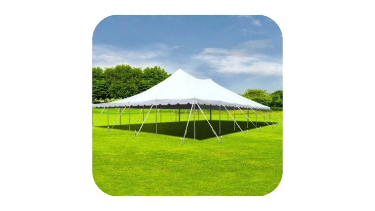 40' x 140' Frame Tent - White | Rental