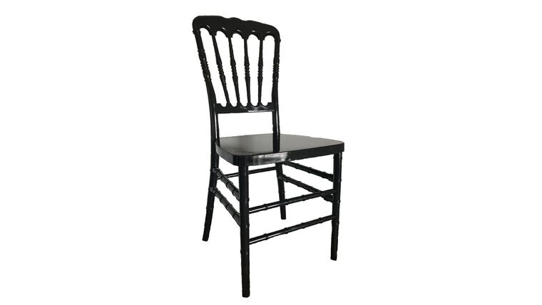 Napoleon Resin Chair – Black | Rental