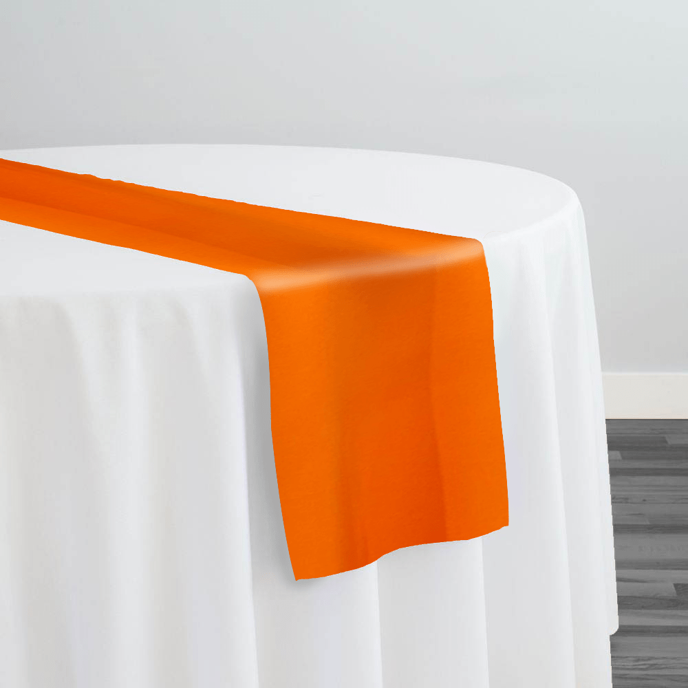 Scuba (Wrinkle-Free) Table Runner in Orange 1406 | Rental Scuba (Wrinkle-Free) Table Runner in Orange 1406 | Rental