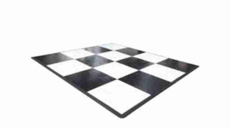 Custom Size | Slate Black & Slate White Dance Floor | Rental Custom Size | Slate Black & Slate White Dance Floor | Rental