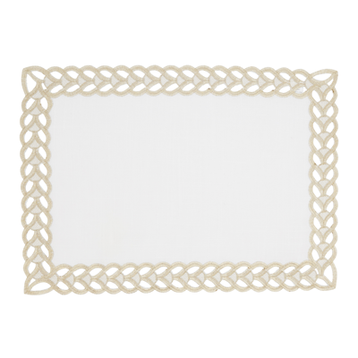 1037 Braided Border Placemat | Rental 1037 Braided Border Placemat | Rental