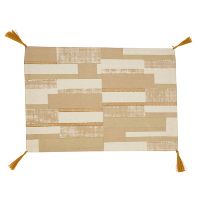 108 Geometric Foil Print Placemat | Rental 108 Geometric Foil Print Placemat | Rental
