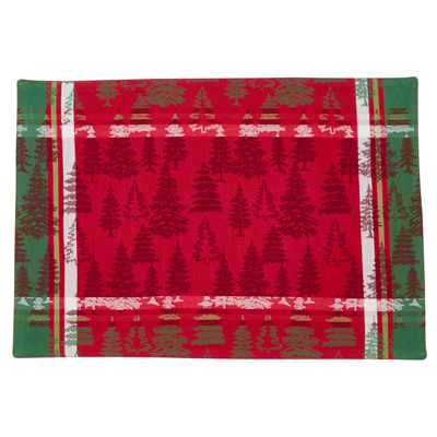 2108 Christmas Tree Plaid Placemat | Rental 2108 Christmas Tree Plaid Placemat | Rental