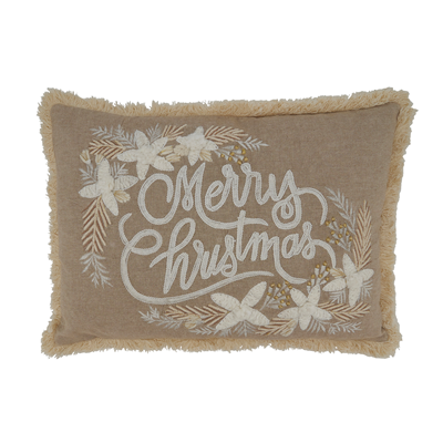 2170 Embroidered Merry Christmas Pillow | Rental 2170 Embroidered Merry Christmas Pillow | Rental