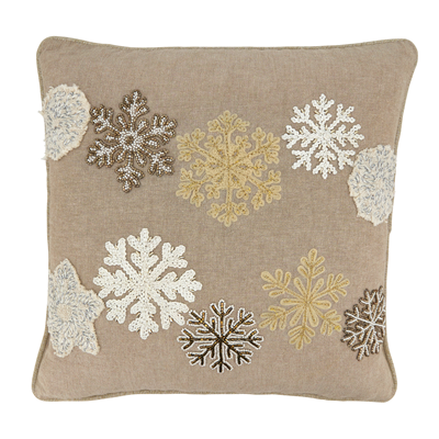 2172 Embroidered Snowflake Pillow | Rental 2172 Embroidered Snowflake Pillow | Rental