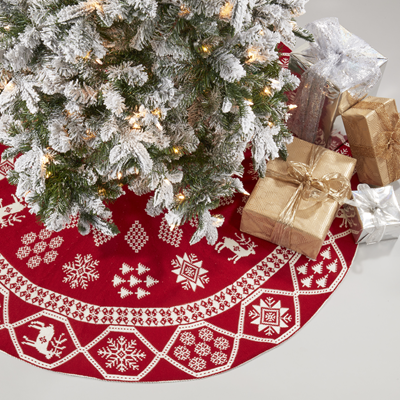 8204 Reversible Kitted Christmas Tree Skirt | Rental 8204 Reversible Kitted Christmas Tree Skirt | Rental
