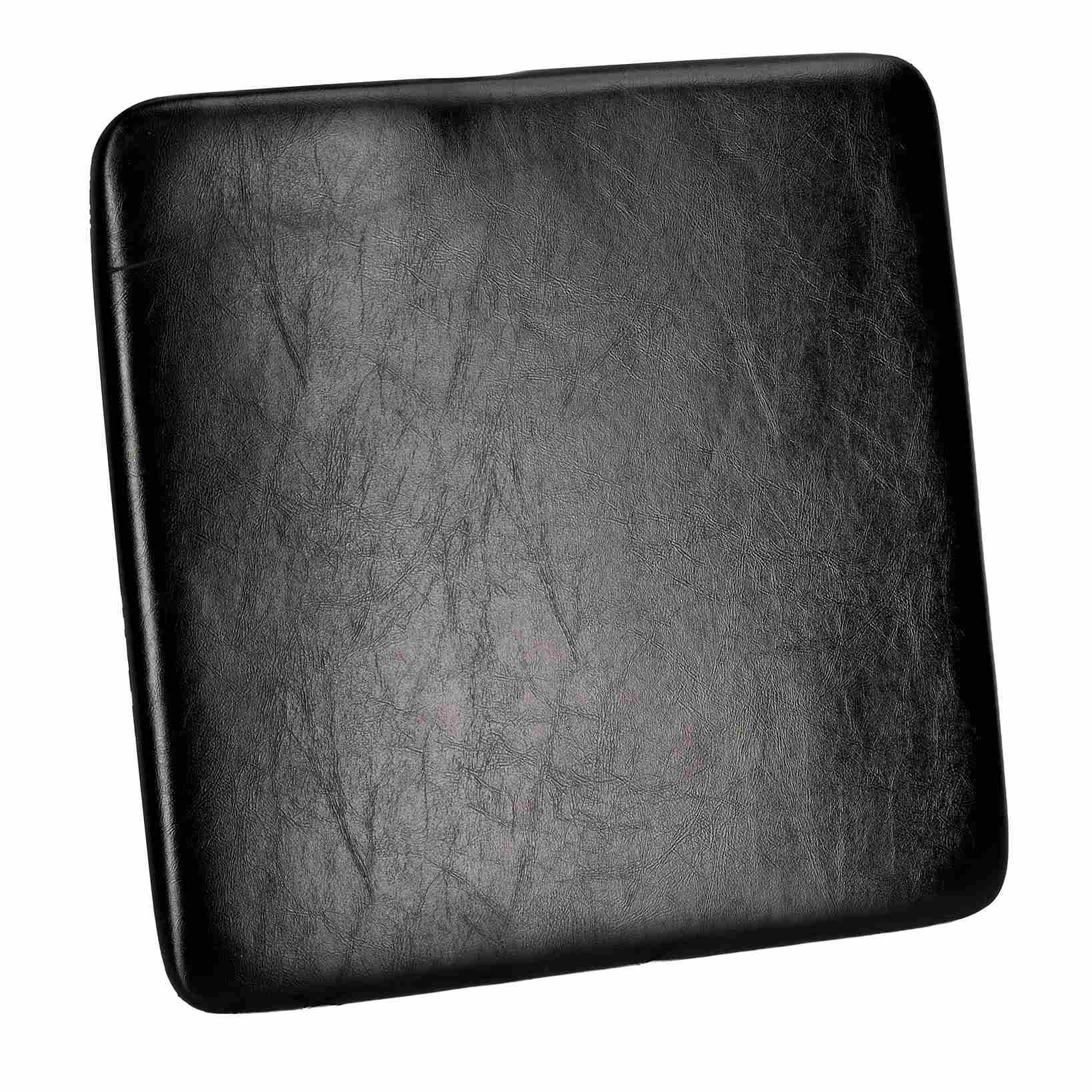 Black 0.75″ Vinyl Panel Cushion with SlipNot™ Technology for Clear Folding Chair | Rental Black 0.75″ Vinyl Panel Cushion with SlipNot™ Technology for Clear Folding Chair | Rental