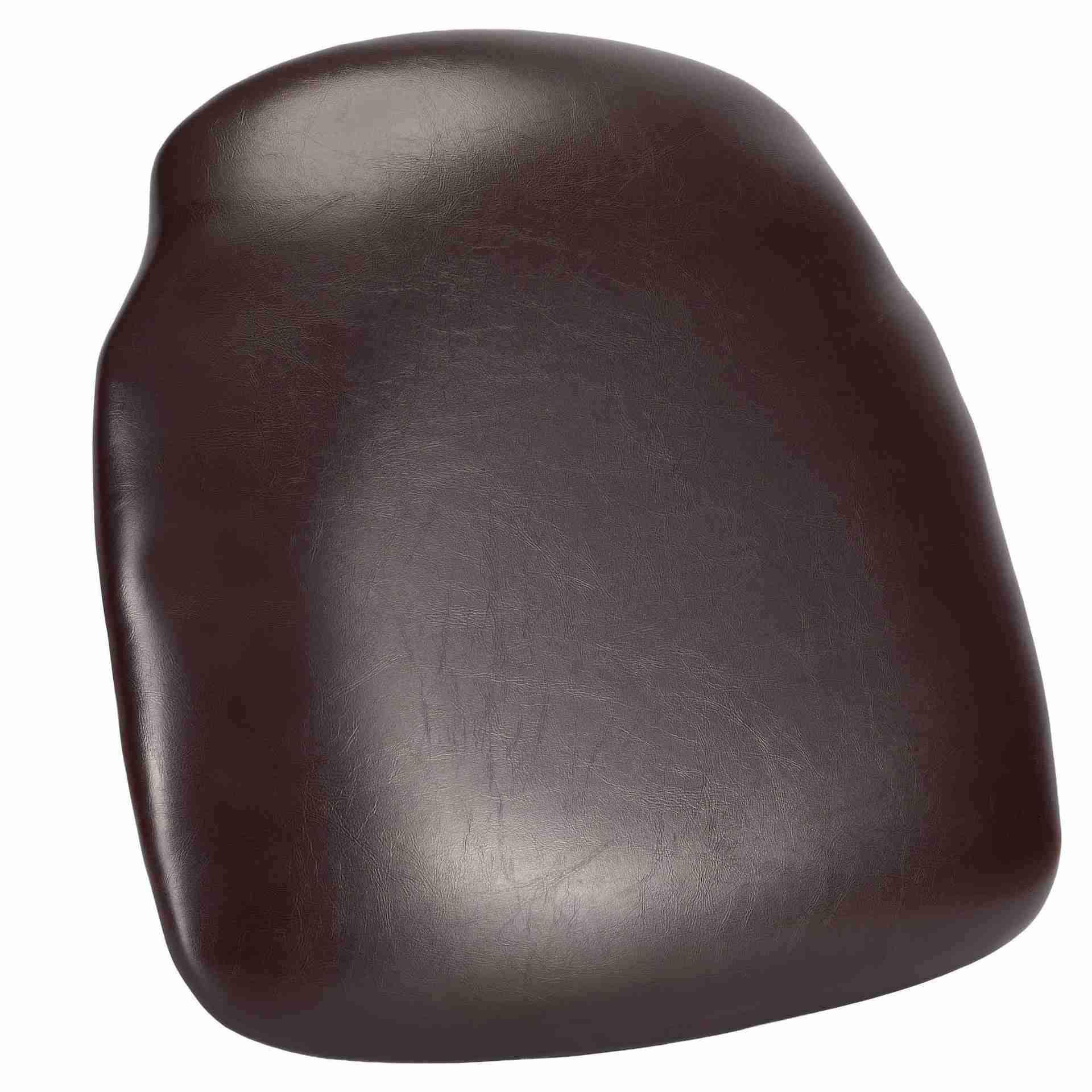 Brown Vinyl 1.75″ Thick Cross Back Cushion with SlipNot™ Technology | Rental Brown Vinyl 1.75″ Thick Cross Back Cushion with SlipNot™ Technology | Rental