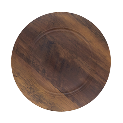 CH222 Faux Wood Charger | Rental CH222 Faux Wood Charger | Rental