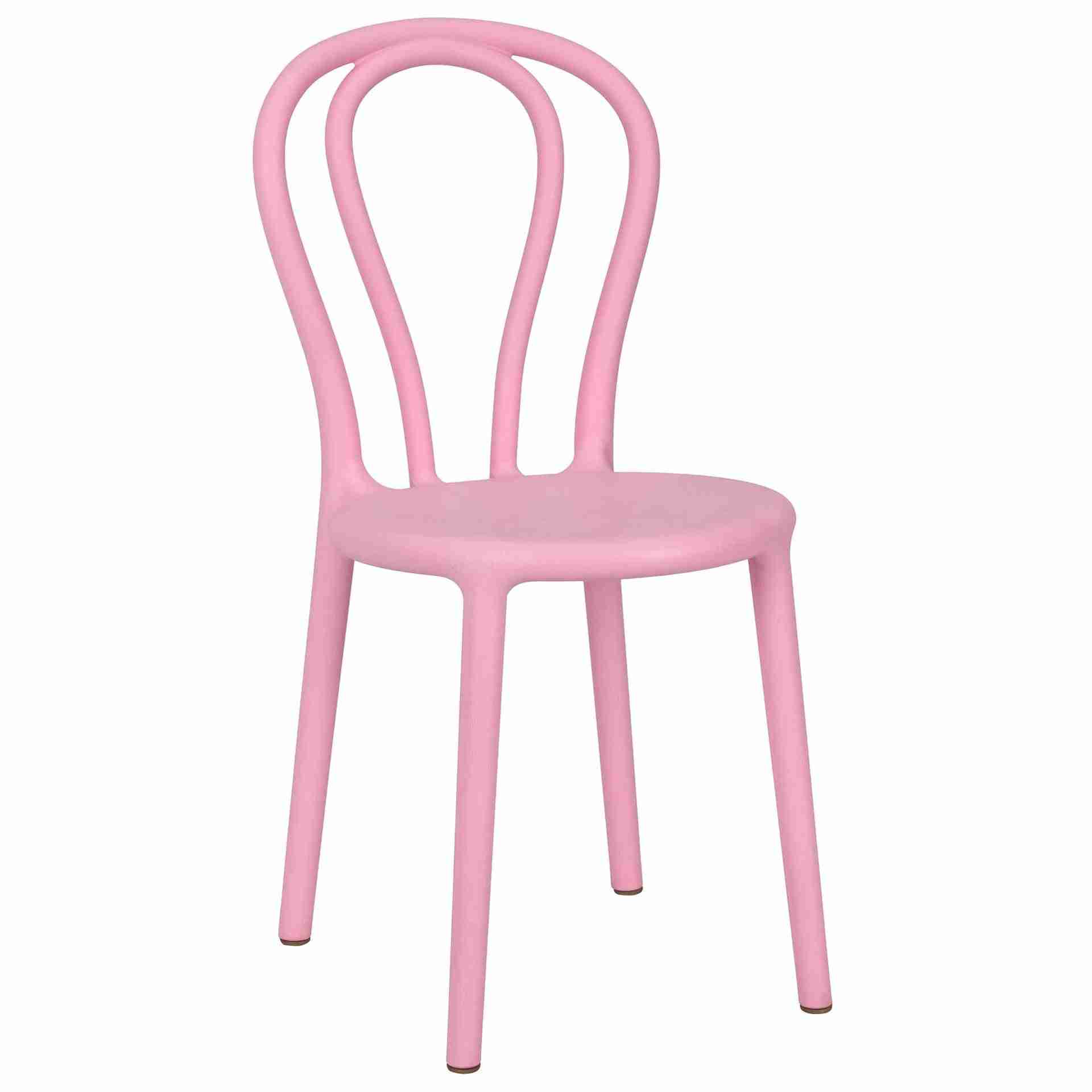 Kids Party Pink Resin Bentwood Festive Chair | Rental