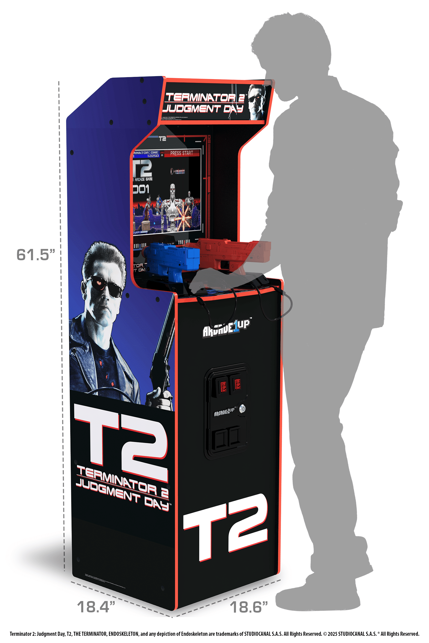 Terminator 2 Deluxe Arcade Machine | Rental Terminator 2 Deluxe Arcade Machine | Rental